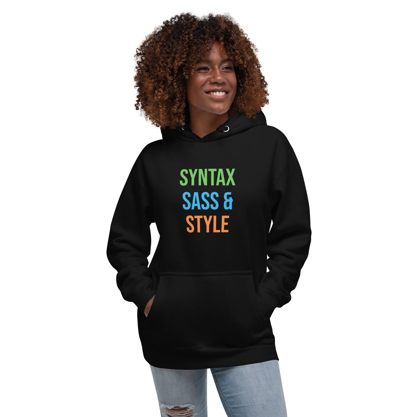 Syntax Sass and Style - Software Developer Unisex Hoodie