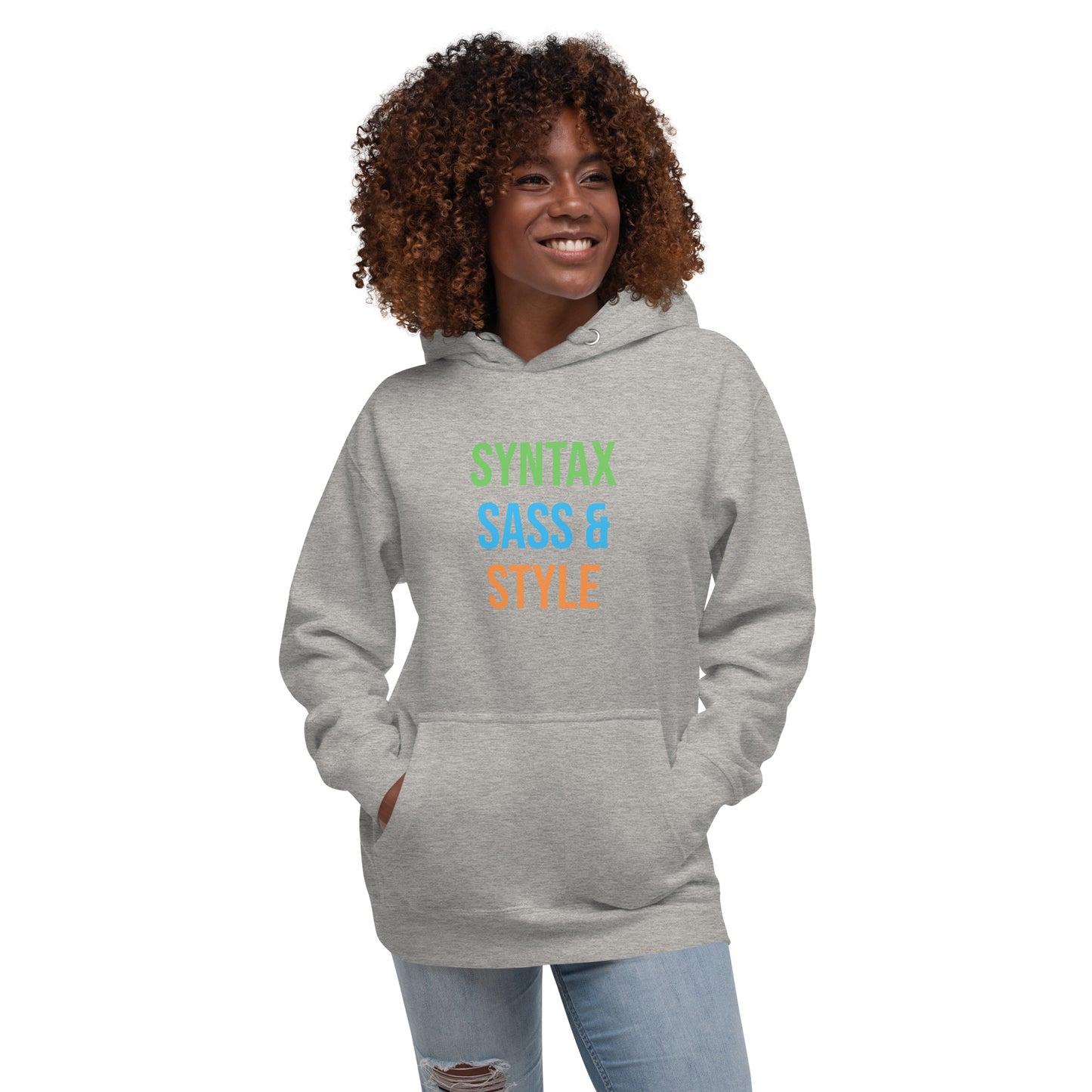 Syntax Sass and Style - Software Developer Unisex Hoodie