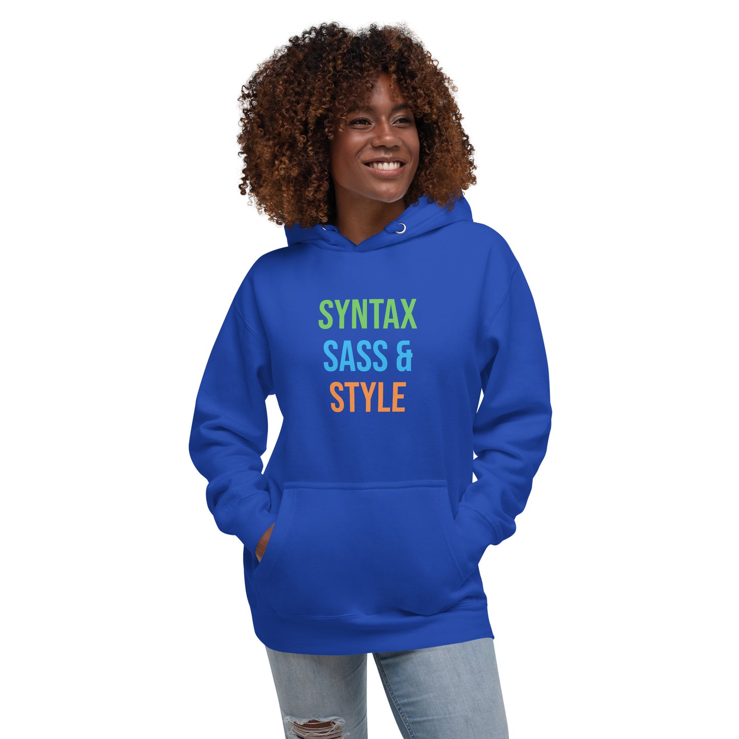 Syntax Sass and Style - Software Developer Unisex Hoodie