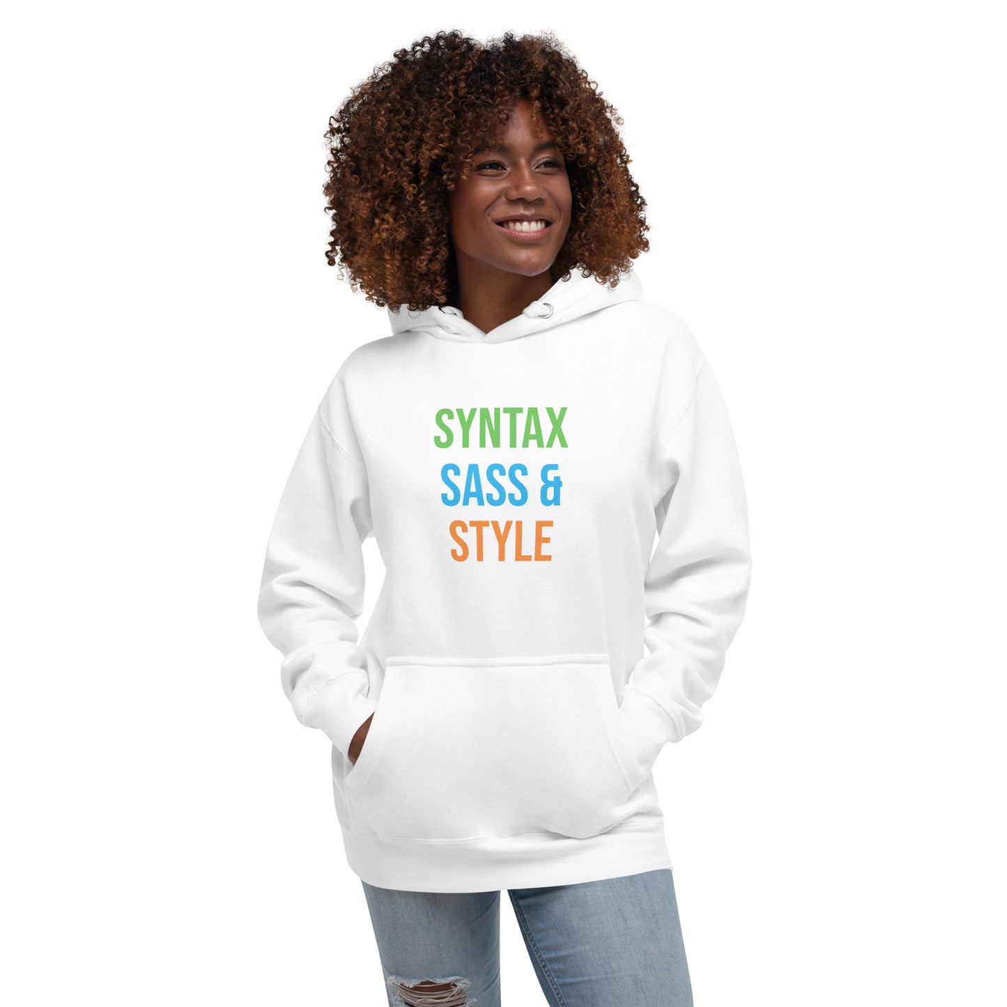 Syntax Sass and Style - Software Developer Unisex Hoodie